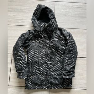 Black and White Girls Columbia Fleece Interchange Jacket